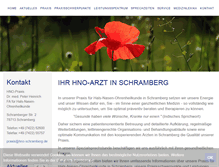Tablet Screenshot of hno-schramberg.de